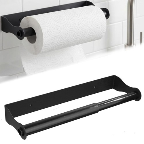 Black kitchen roll holder - roll,